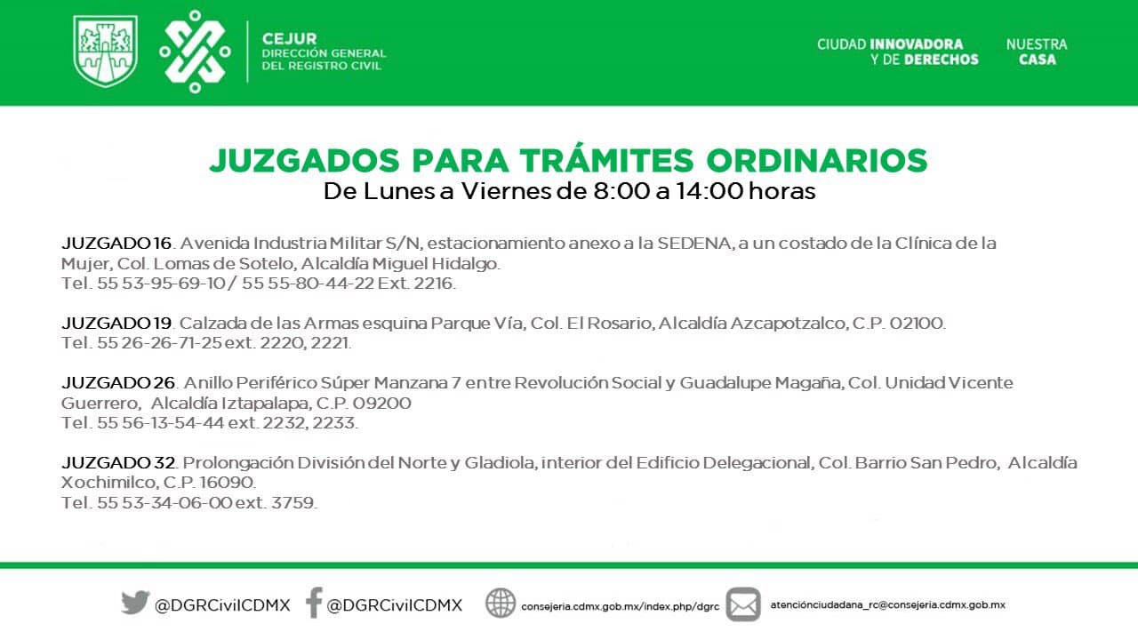 registro civil febero 2021 actas de nacimiento cdmx tramitar actas de defuncion matrimonio 2