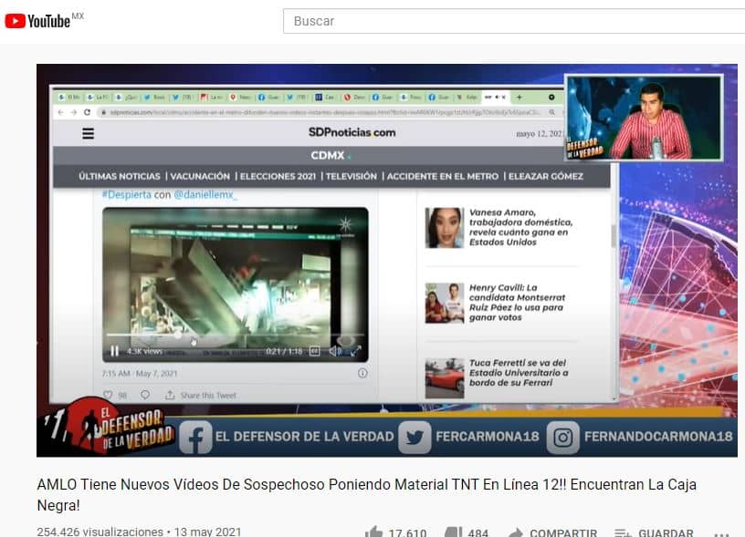 youtbers pro amlo linea 12 mentrias fake news 2