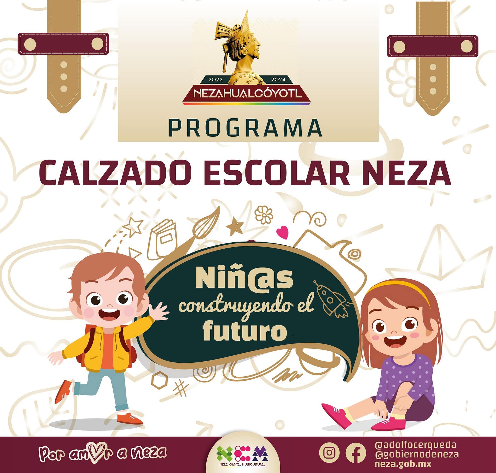 Zapatos escolares gratis Neza